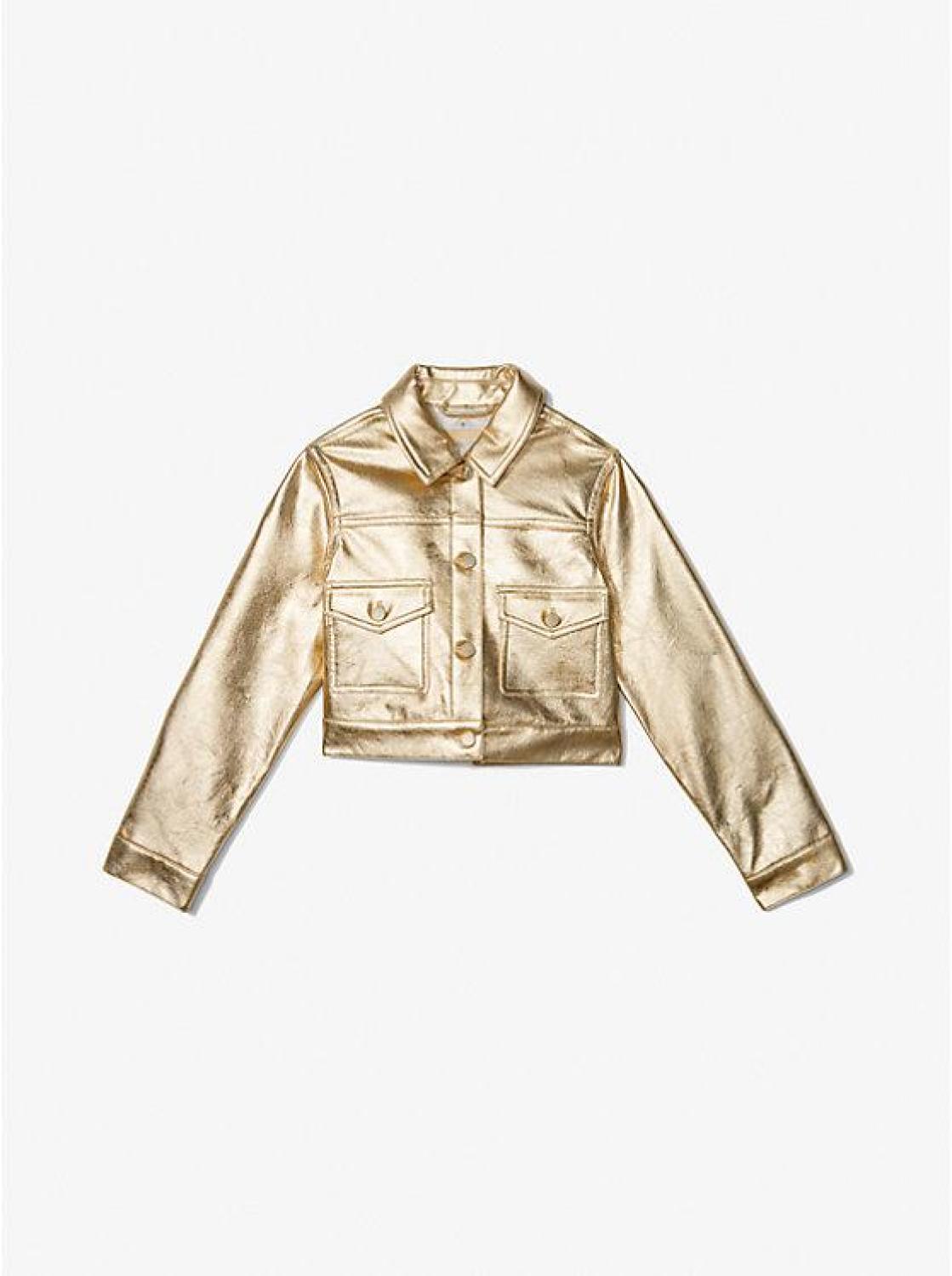 Metallic Moto Jacket