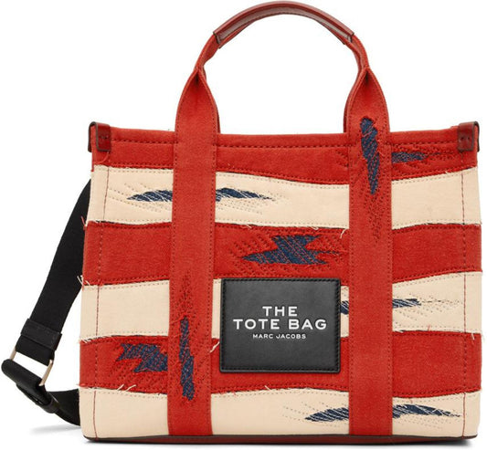 Red 'The Americana' Tote