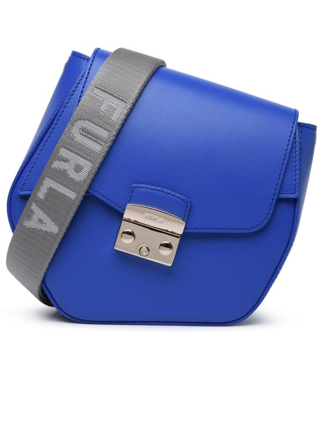 Furla Foldover Top Asymmetric Mini Shoulder Bag