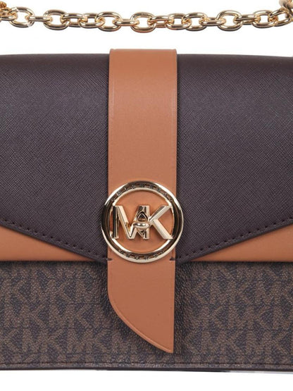 Michael Michael Kors Greenwich Logo Plaque Shoulder Bag