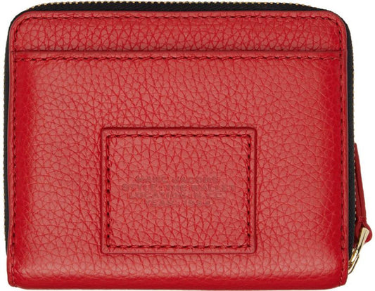 Red 'The Leather Mini Compact' Wallet