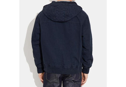 Coach Outlet Hooded Zip Up Jacket