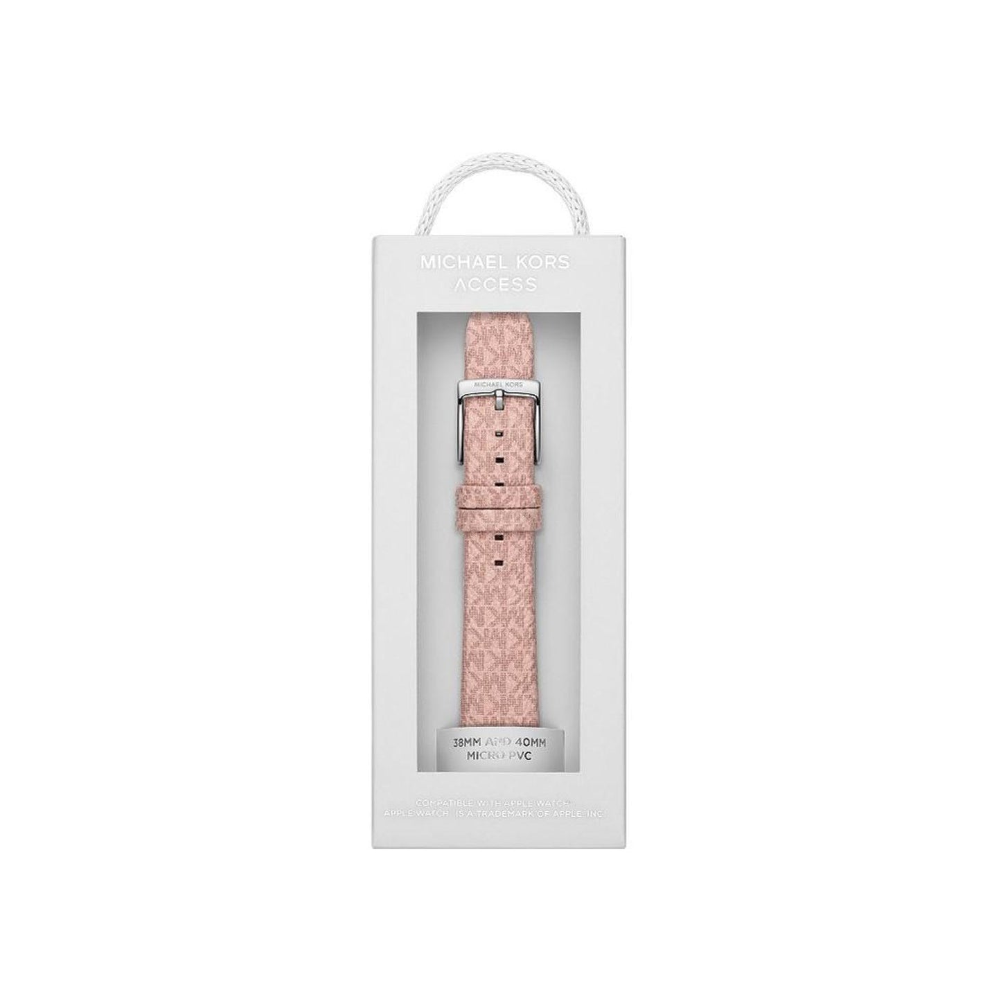 Micro Logo Blush PVC 38/40mm Band for Apple Watch®