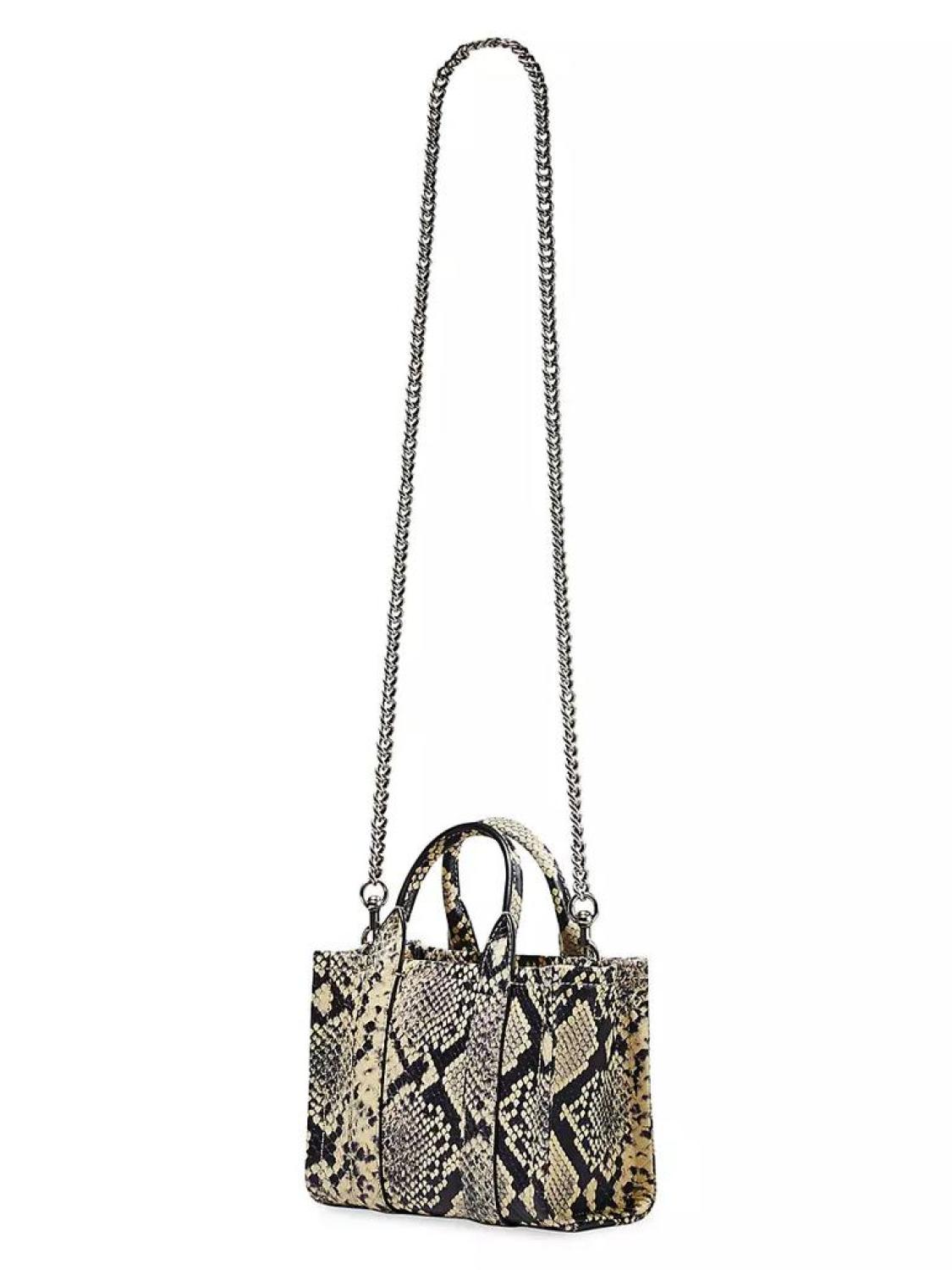 The Snakeskin Mini Tote