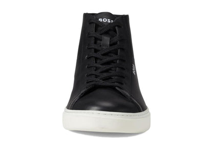 Clint Smooth Leather High-Top Sneakers