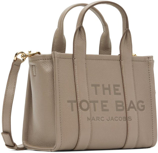 Gray 'The Leather Small' Tote