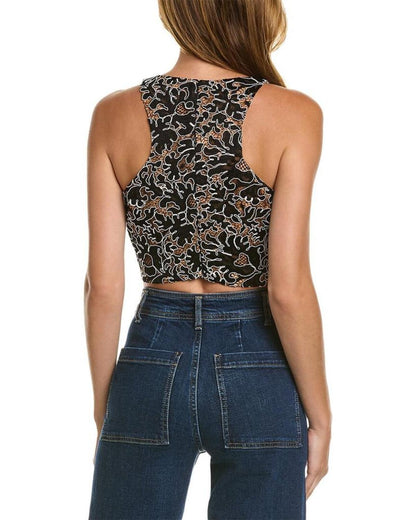 Michael Kors Soutache Lace Tank