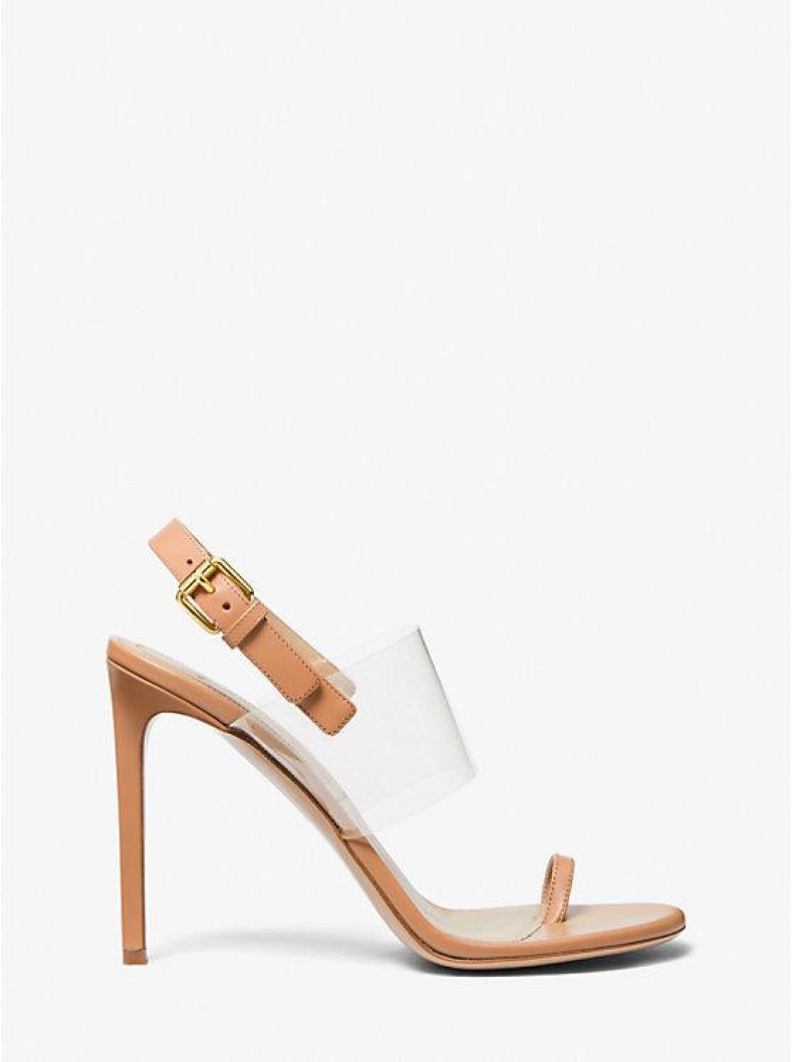 Catherine Leather and Vinyl Sandal