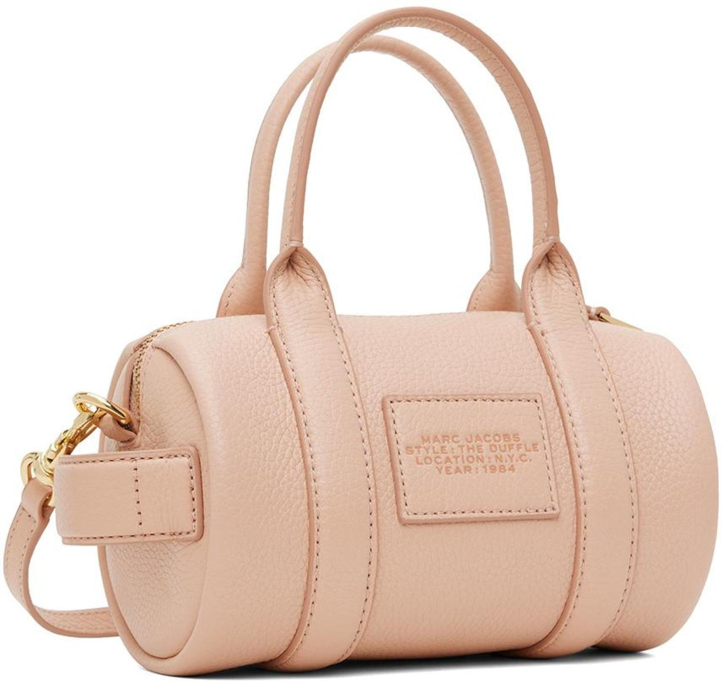 Pink 'The Leather Mini' Duffle Bag