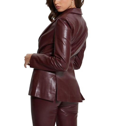 Women's Emelie Faux-Leather Blazer