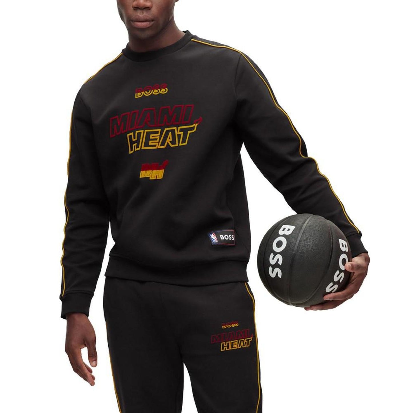 BOSS x NBA Men's Miami Heat Regular-Fit Sweatshirt