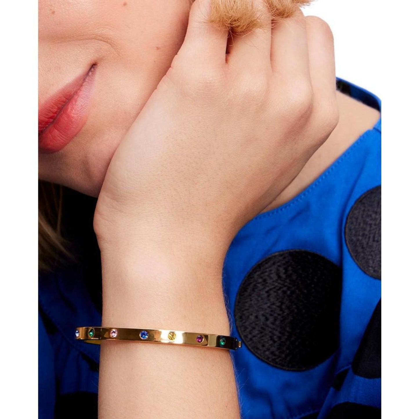 Adornment Studded Bangle Bracelet