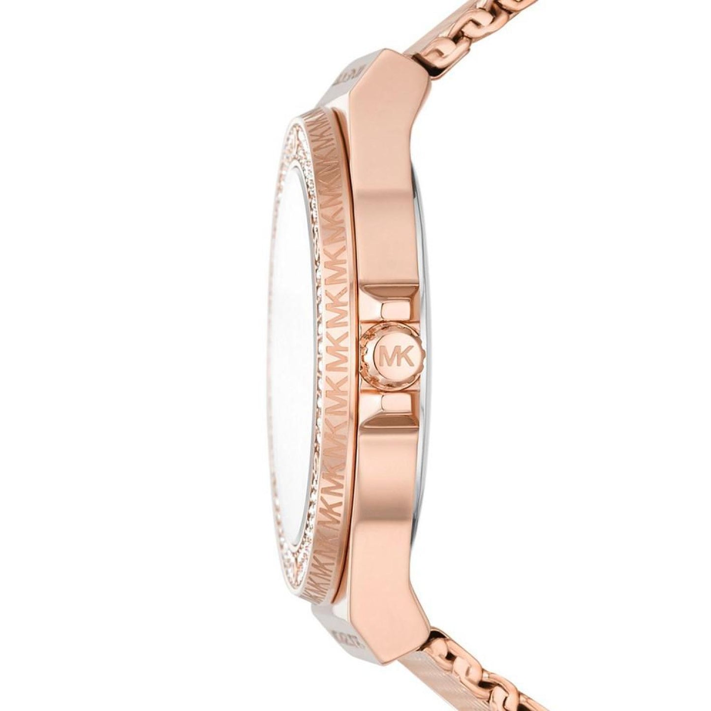 Women's Lennox Three-Hand Rose Gold-Tone Stainless Steel Bracelet Mesh Watch, 37mm