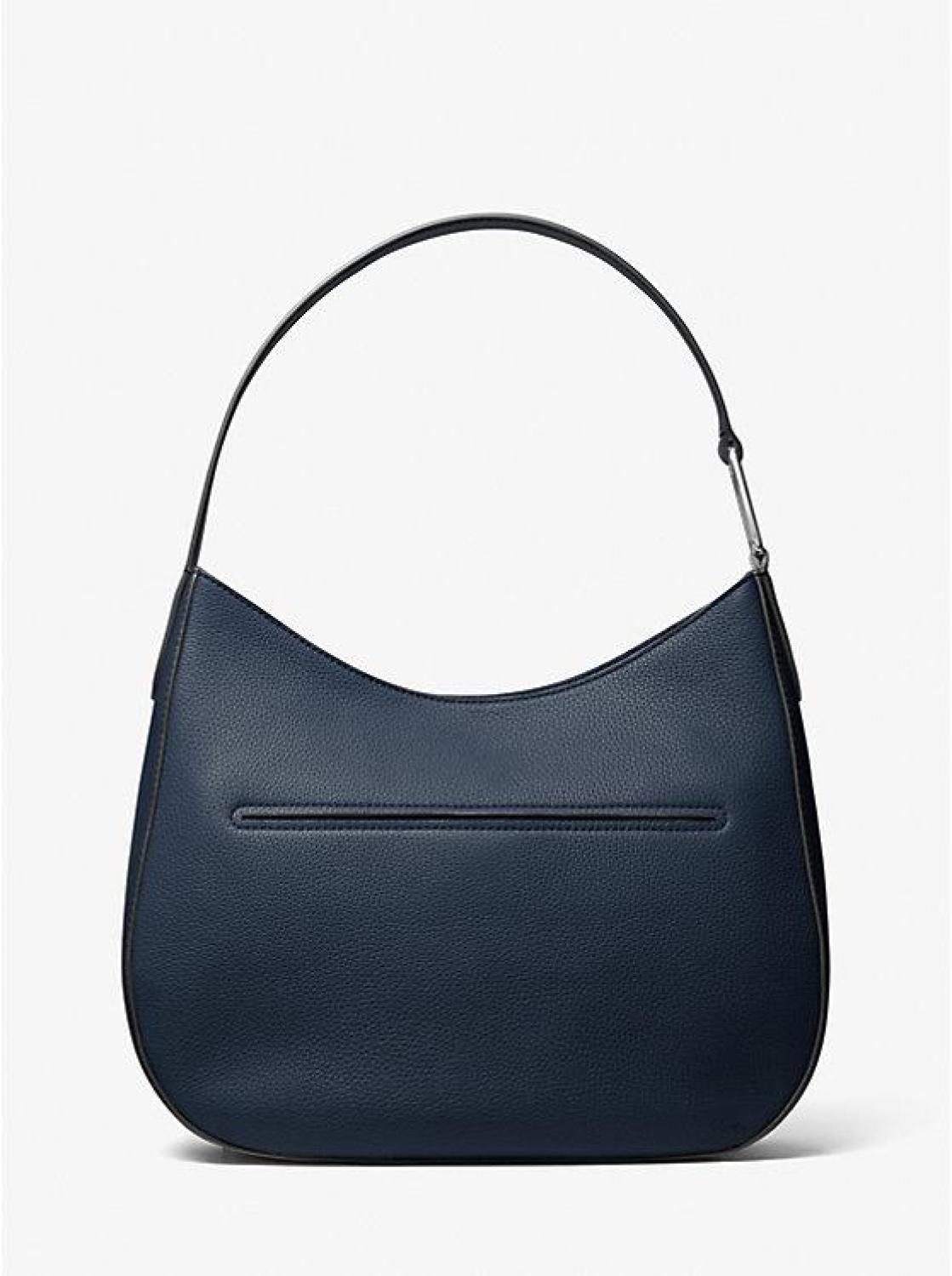 Kensington Large Pebbled Leather Hobo Shoulder Bag