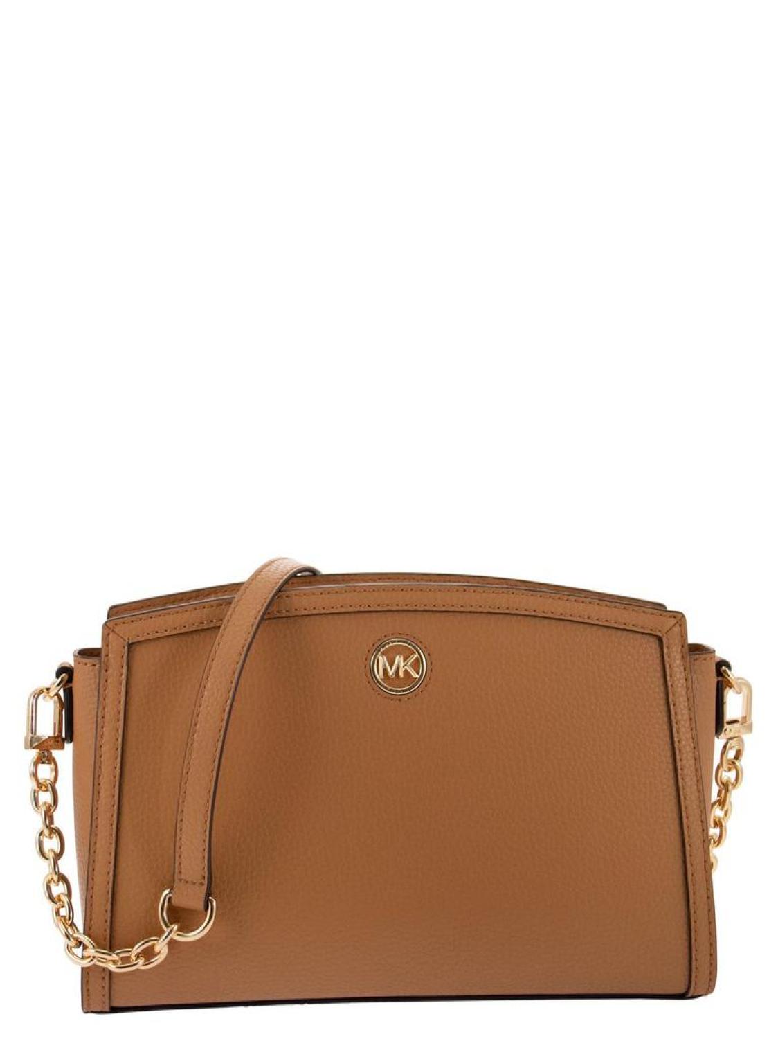 Michael Michael Kors Logo Plaque Zipped Crossbody Bag