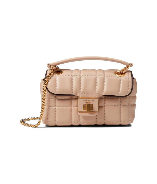 Evelyn Quilted Leather Small Shoulder Crossbody