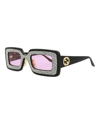 Square-Frame Acetate Sunglasses