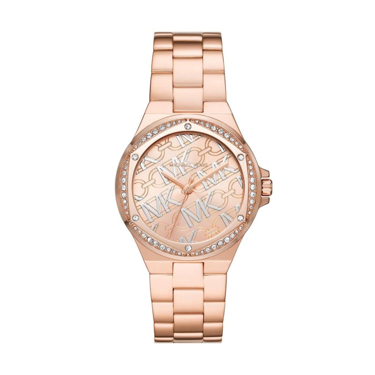 MK7405 - Lennox Three-Hand Rose Gold-Tone Stainless Steel Watch