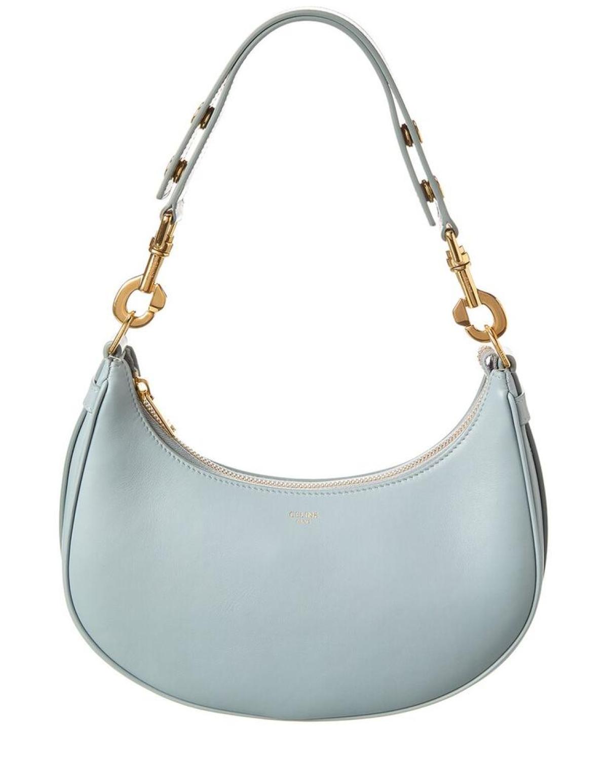 CELINE Ava Medium Leather Hobo Bag