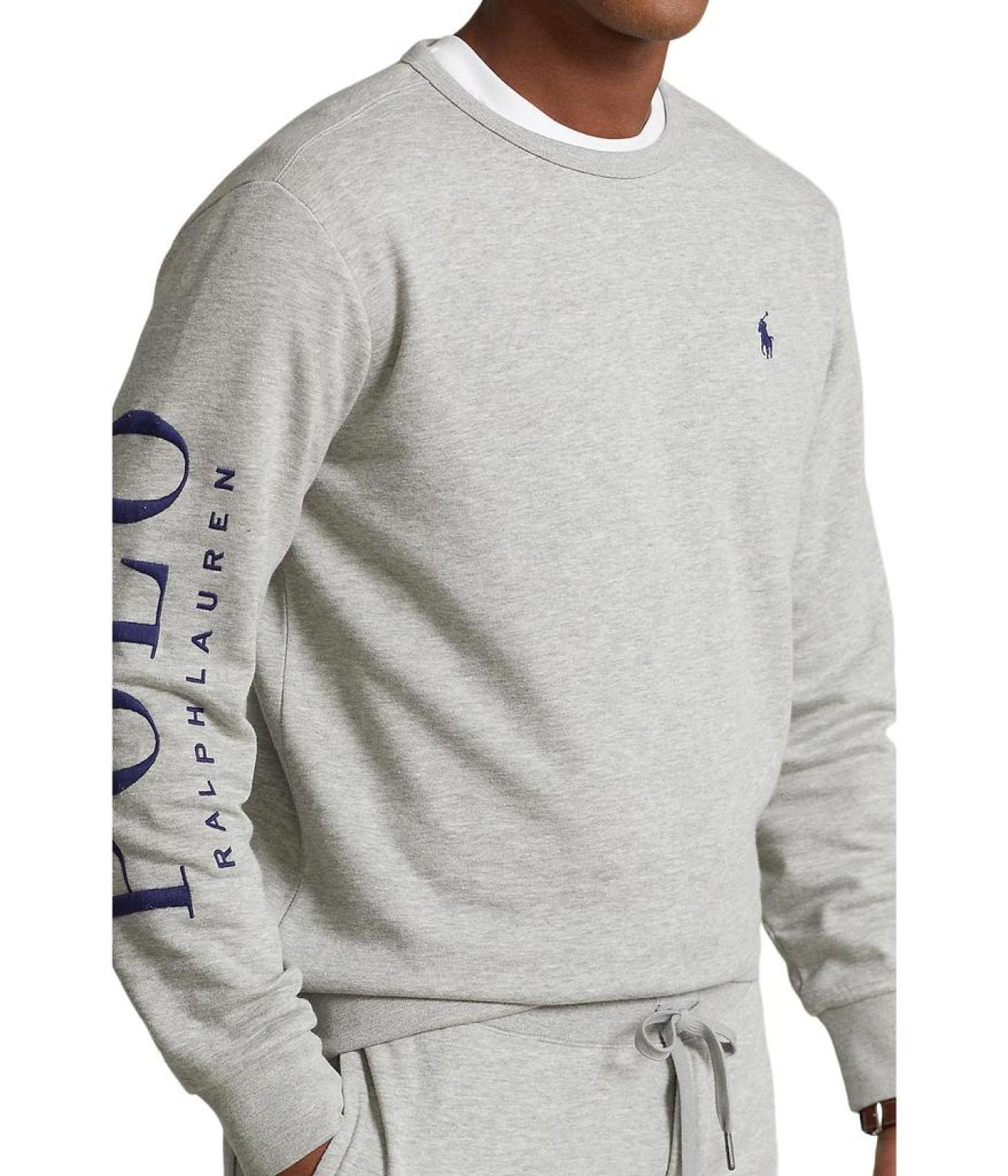 Logo-Embroidered Fleece Sweatshirt