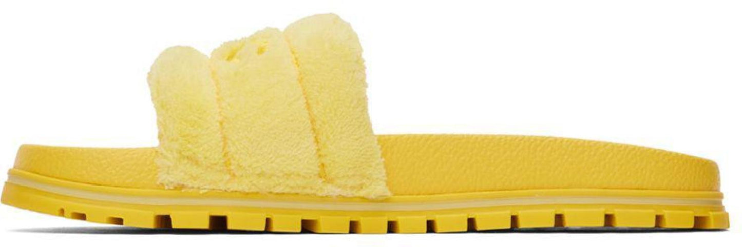 Yellow 'The Terry Slide' Sandals