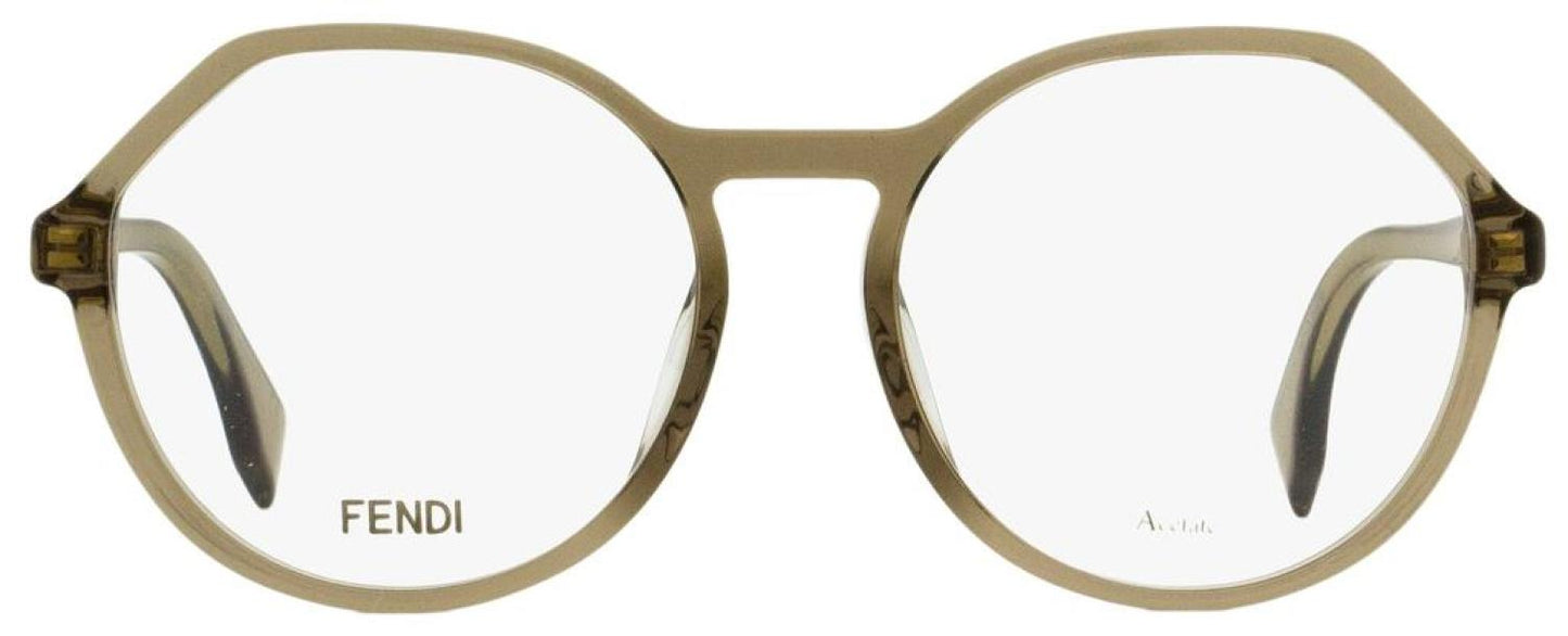 Fendi Women's Roma Amor Eyeglasses FF0398F 10A Transparent Beige 53mm