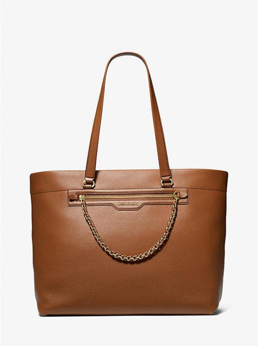 Slater Large Pebbled Leather Tote Bag