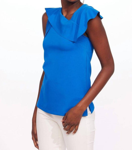 Xena Top In Cobalt Blue