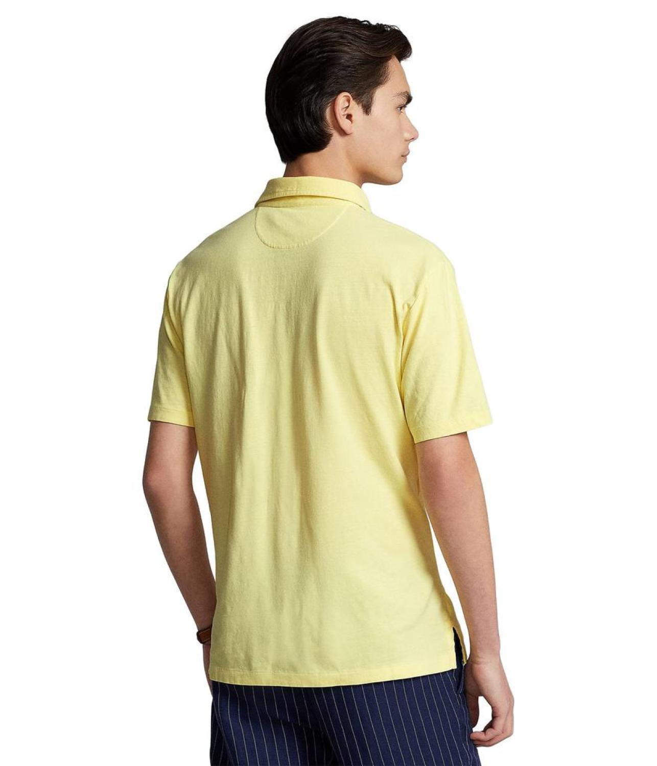 Classic Fit Cotton-Linen Polo Shirt