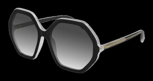 Round Shape Sunglass In Black Grey