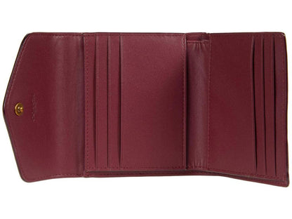 Color-Block Coated Canvas Signature Wyn Small Wallet