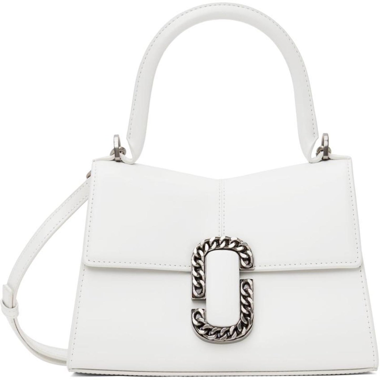 White 'The St. Marc Top Handle' Bag