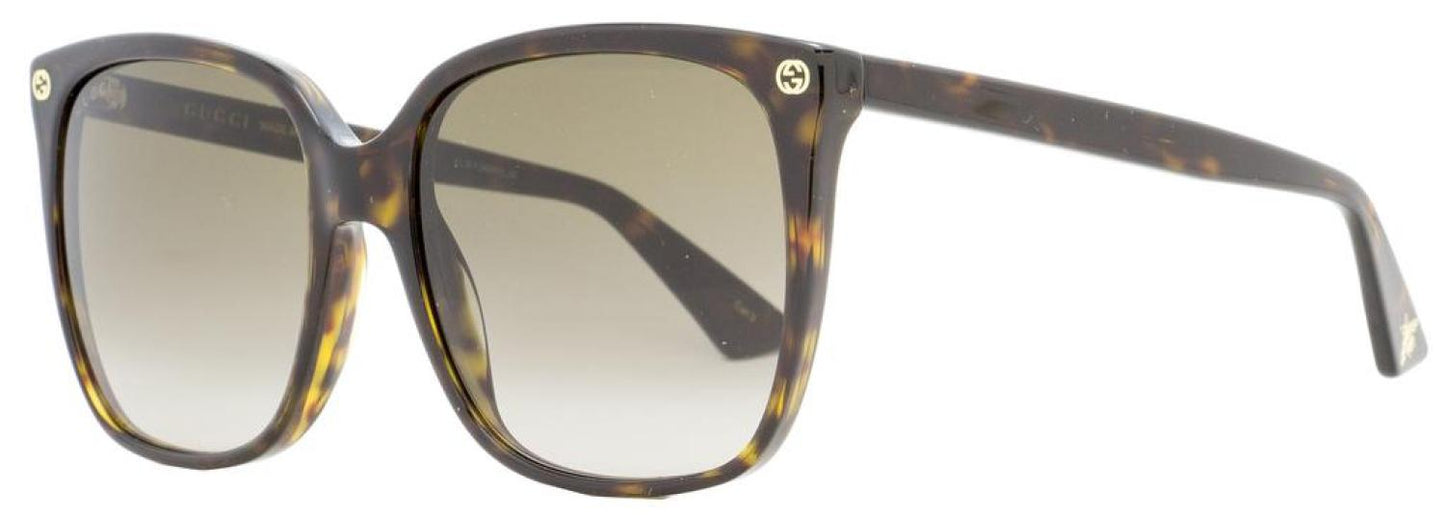 Gucci Women's  Sunglasses GG0022S 003 Havana 57mm