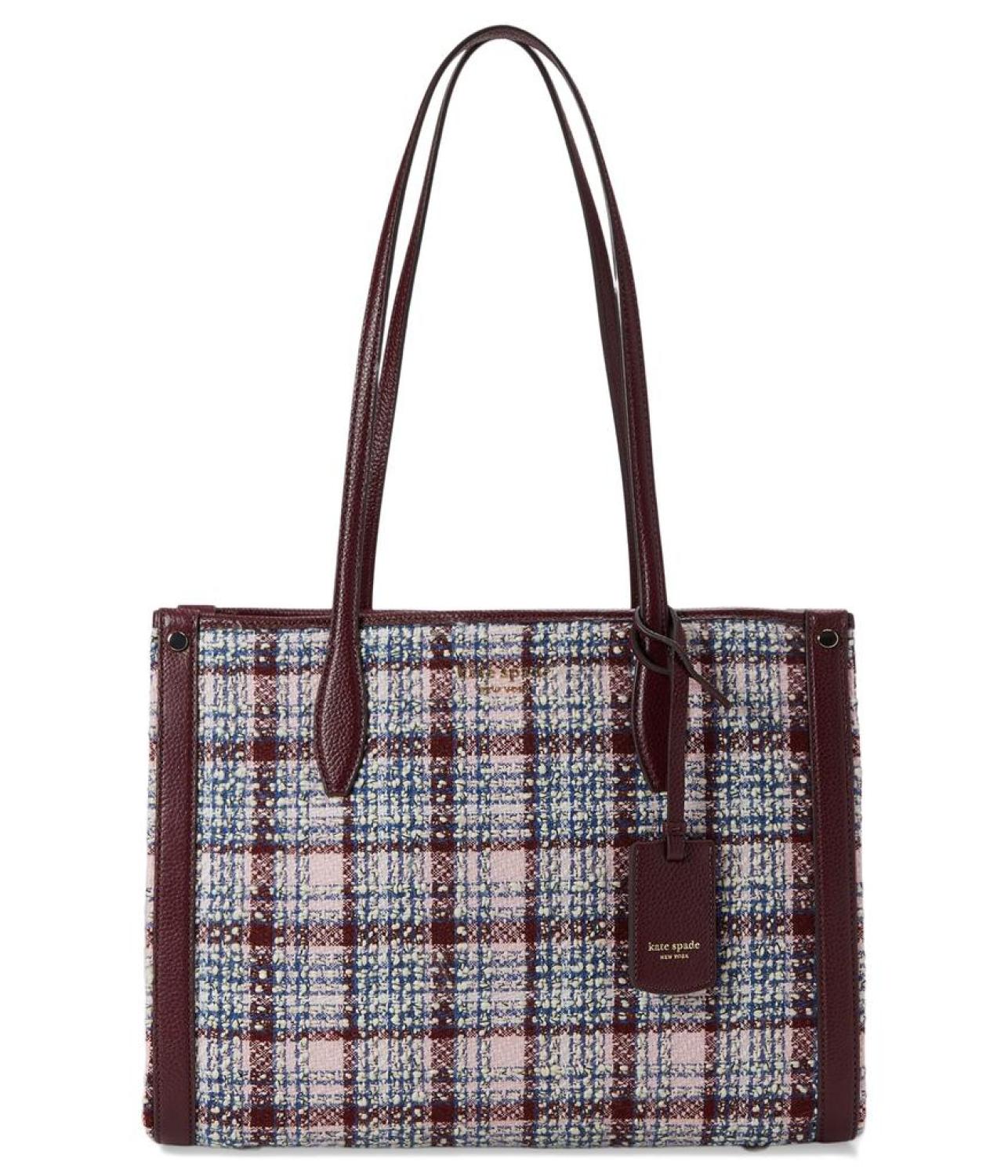 Market Tweed Fabric Medium Tote