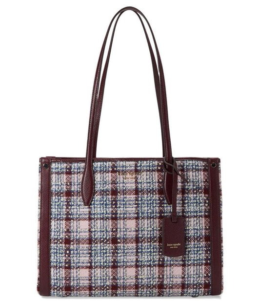 Market Tweed Fabric Medium Tote