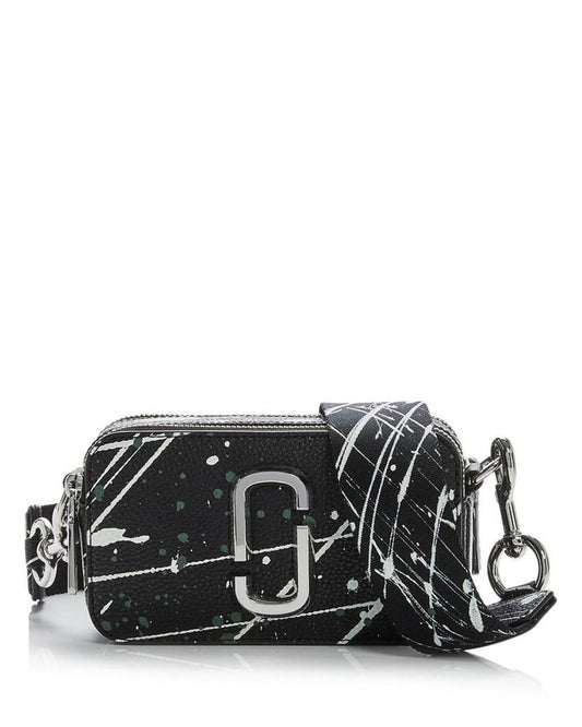 Snapshot Coated Leather Crossbody