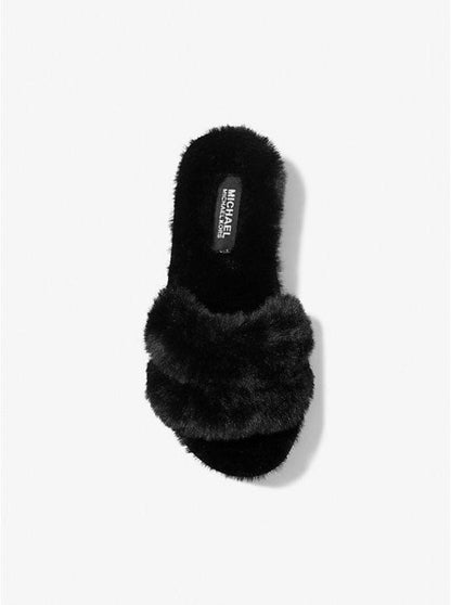 Alfie Faux Fur Platform Slide