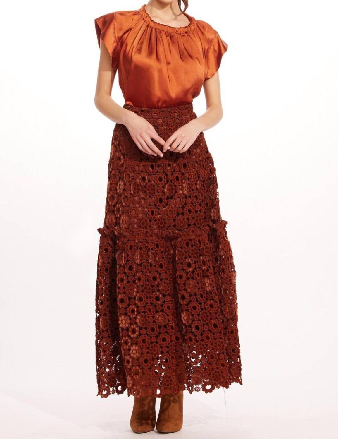 Melville Skirt In Sumatra Lace