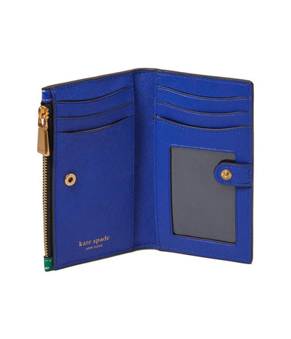 Gallery Saffiano Leather Small Slim Bifold Wallet