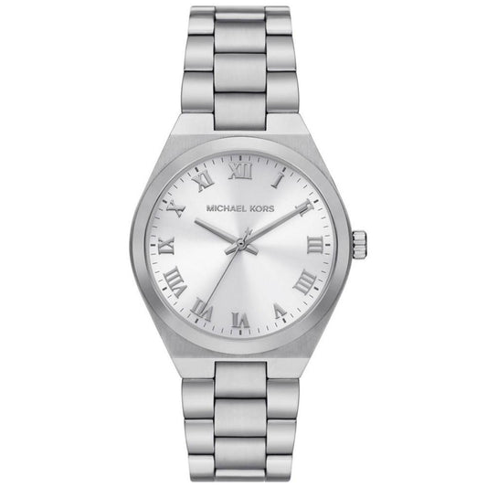 Women's Lennox Quartz Three-Hand Silver-Tone Stainless Steel Watch 37mm