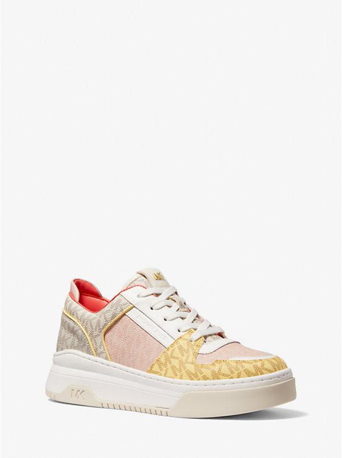 Lexi Color-Blocked Logo Sneaker