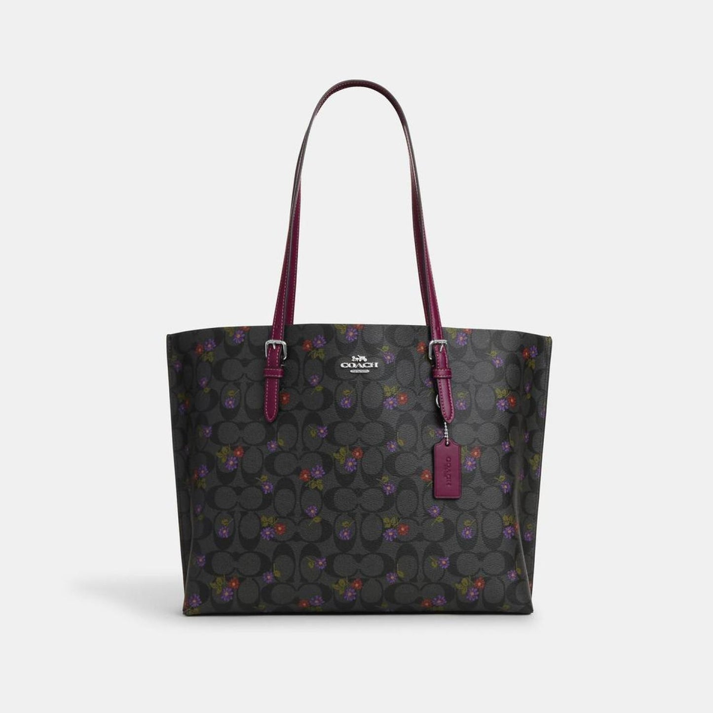 Coach Outlet Mollie Tote In Signature Canvas With Country Floral Print