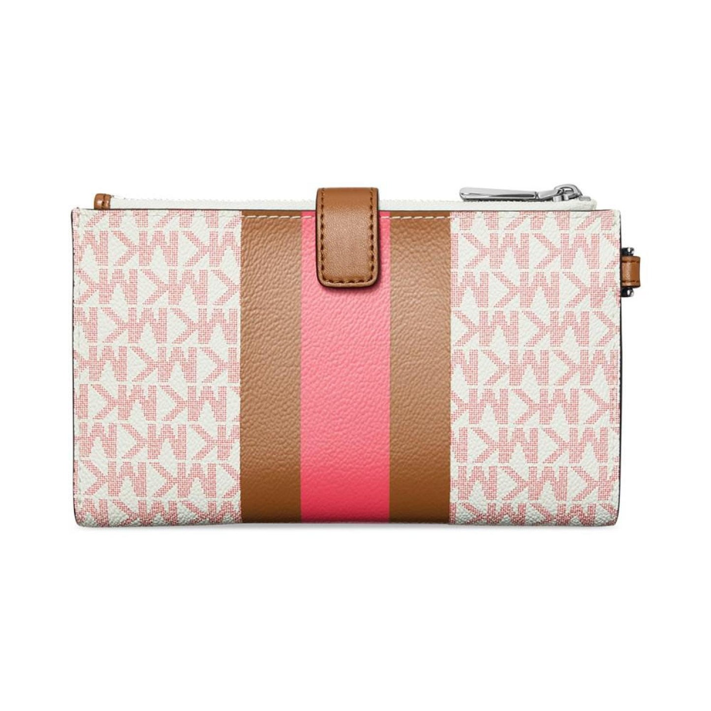 Logo Jet Set Double Zip Wristlet