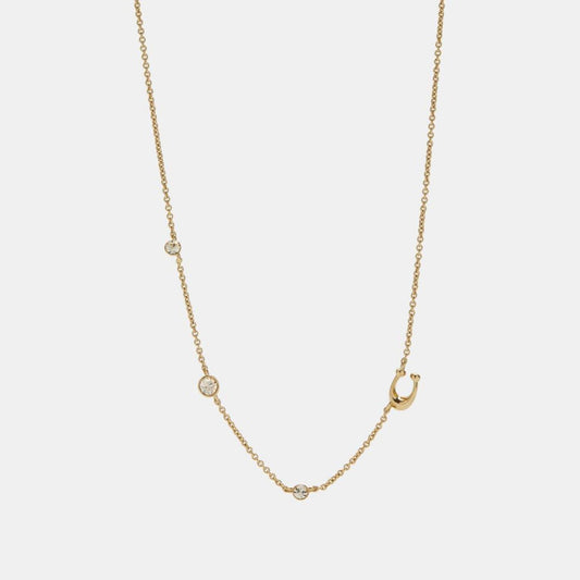 Coach Outlet Signature Crystal Necklace