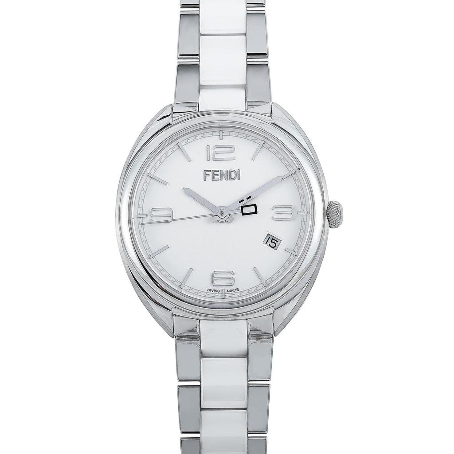 Fendi Momento White Quartz Watch F211034004