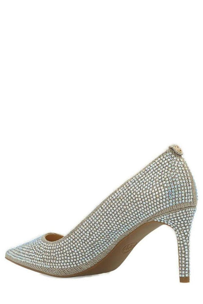 Michael Michael Kors Alina Flex Glitter Chain-Mesh Pumps