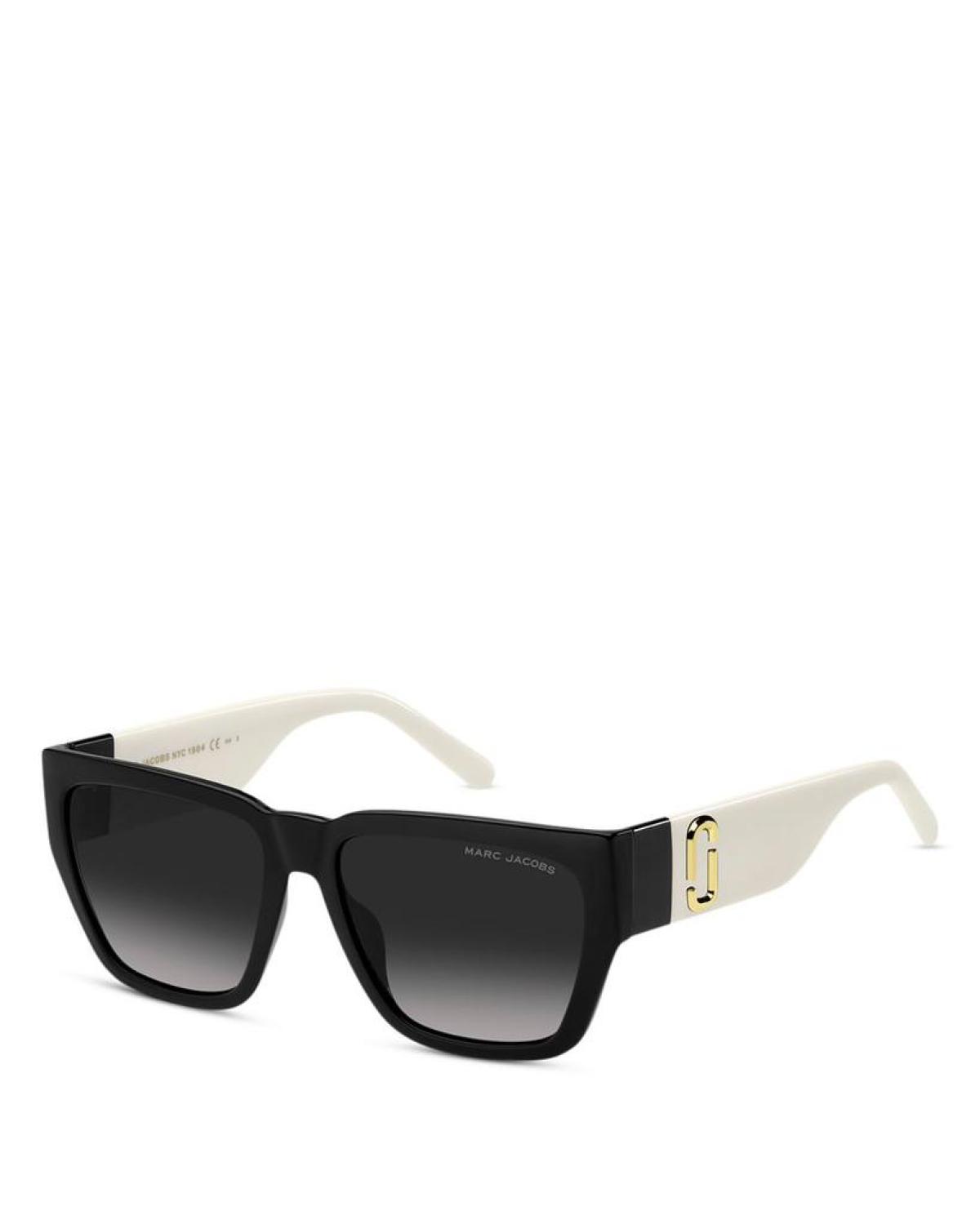 Marc Rectangular Sunglasses, 57mm