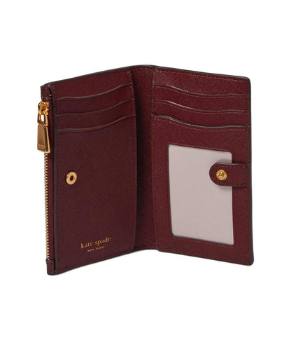 Morgan Saffiano Leather Small Slim Bifold Wallet