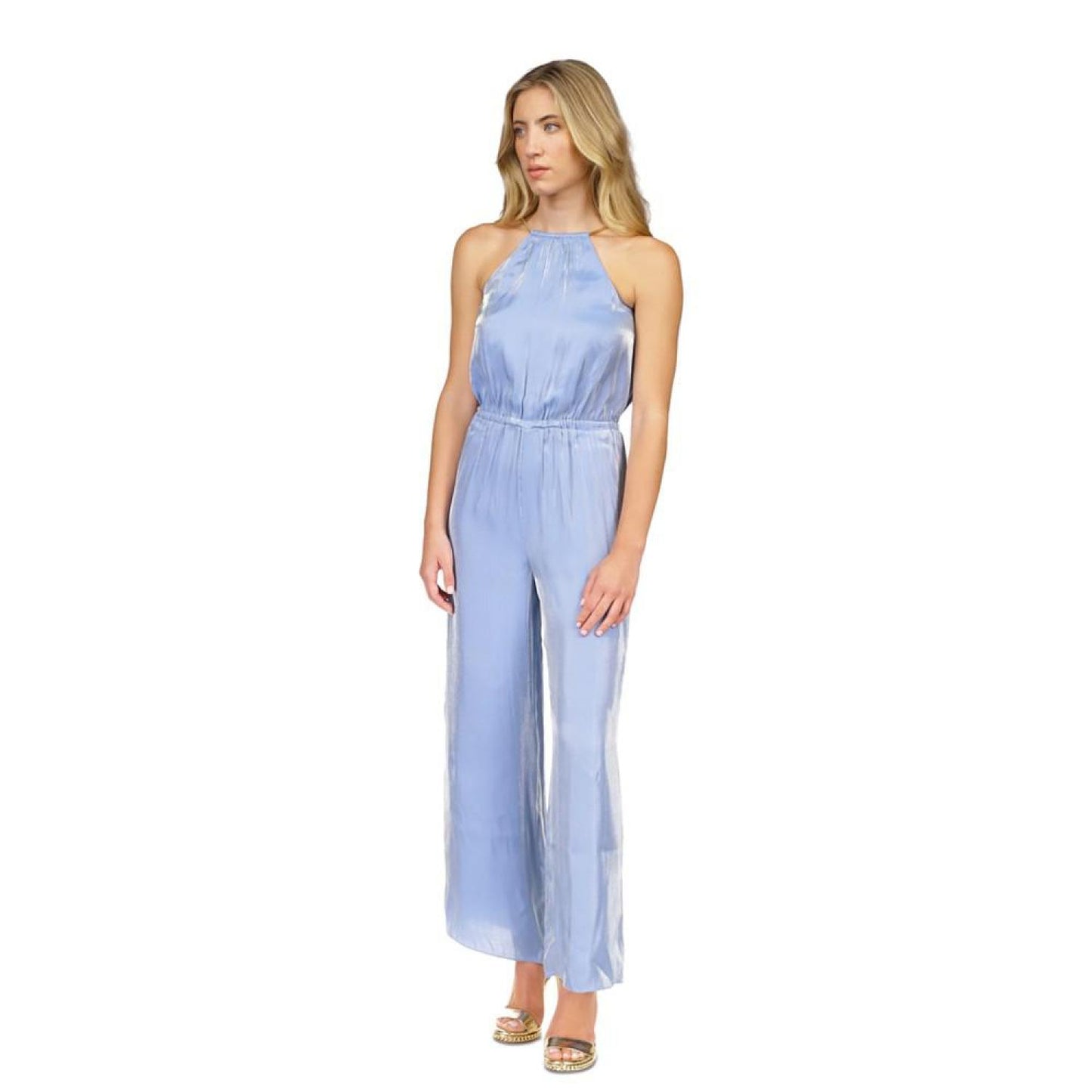 Women's Chain Halter Jumpsuit