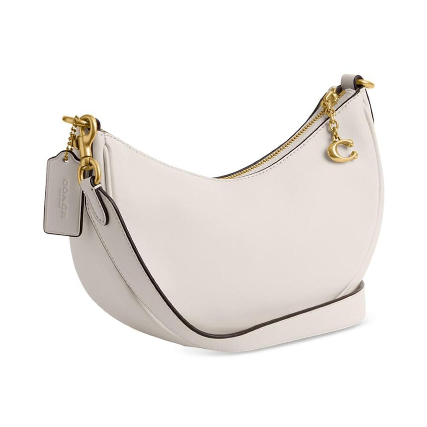 Mira Glovetanned Leather Small Shoulder Bag with Chain